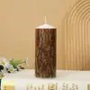 Nueva Vela con Estampado de Leopardo y Patrón de Árbol de Plástico Recubierto de Amazon, Decoración de Nicho Personalizada, Vela sin Humo, Vela Duradera y sin Olor