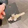 Presilha de cabelo de cristal para penteado de alta qualidade, presilha lateral, nova presilha para franja da Coreia do Sul, presilha bico de pato para mulheres