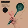 Uso doméstico espátula de silicona cuchara para sopa cucharón cuchara para arroz sartén antiadherente espátula de silicona especial resistente a altas temperaturas para cocina casera