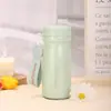 Nova Caneca Térmica Simples para Meninas com Compartimento para Chá, Camada Dupla, Isolamento a Vácuo, para Uso Doméstico, Pequena e Portátil, Caneca de Leite