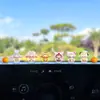 Adornos para Coche de Animales Pequeños con Vestimenta Cruzada, Adornos para Coche, Consola Central de Coche Eléctrico, Accesorios Interiores para Coche, Decoración de Pantalla de Navegación