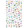 Adesivos de Unha Artística Novos Transfronteiriços Ins Cor de Primavera Flor Flor Borboleta Coelho Desenho Animado Adesivo Adesivo para Unha