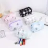 Mori Estilo Pastoral Desenho Animado Embossado Grande Capacidade Estojo para Lápis de Papelaria Bolsa de Armazenamento de Papelaria Explosiva Presente Requintado para a Volta às Aulas