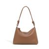 Bolso de Hombro tipo Dumpling de Piel de Vaca de Primera Capa para Mujer 2026 Primavera/Verano Simple para Viaje de Negocios Gran Capacidad Hombro Cruzado