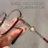 Gafas de Ojo de Gato de Moda Coreana Súper Más Vendidas para Mujeres Bloqueo de Luz Azul Lentes Planos Fotocromáticos Monturas de Gafas Suaves, Iluminadoras y Elegantes