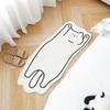 Tapete de Gato Desenho Animado Fofo Sala de Estar Versátil Quarto Quarto Infantil Tatame Mesinha de Cabeceira Tapete de Imitação de Caxemira para Filhotes
