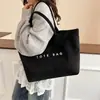 Bolsa Transfronteriza de Gran Capacidad para Mujer, Nuevo Estilo Transfronterizo, Bolso Tote Portátil Casual y Sencillo, Bolsa para Ir a Clase
