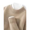 Suéter de cuello alto informal de negocios de alta gama, 100% cachemira de montaña pura, suéter de manga larga para hombre, nuevo suéter interior