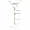 Collar Colgante Ovalado Redondo de Circonita Estilo Europeo y Americano Jiefeng, Sencillo y de Moda, Galvanizado con Oro Real, Conserva el Color