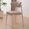 Silla de Comedor de Madera Maciza Estilo Nórdico para el Hogar Silla con Respaldo Suave para Hotel Restaurante Cafetería Silla de Escritorio de Diseñador Famoso en Internet Italiano