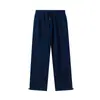 Fornecimento transfronteiriço de vestuário masculino: calça moletom reta de perna larga, novo modelo outono 2026, punhos com cordão, calça esportiva casual unissex