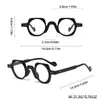 Gafas Multilaterales Cuadradas Redondas Anti Luz Azul ins Unisex Lente Plana Versátiles de Moda Estilo Japonés Europeo Transfronterizo