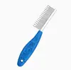 Suministros del Fabricante Peines para el Cuidado de Mascotas, Peines para el Cuidado de Perros, Peines de Acero Inoxidable para Gatos de un Solo Lado, Peines para Eliminar Pulgas y Pelo