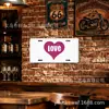 Pintura Decorativa de Parede Estilo Country Vintage Minimalista Placa de Licença Placa de Estanho Decoração Pendurada Criativa Personalizada 15x30cm