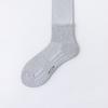 Calcetines para Hombre, Para Todas las Estaciones, Calcetines Deportivos de Rizo para Hombre, Color Puro Negro y Blanco, Calcetines de Tubo Corto y Medio, Calcetines de Malla de Algodón Transpirable