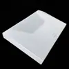 Caja con Cierre de Hebilla para Documentos de Plástico A4, Caja para Archivos PP con Tapa, Caja para Archivos tipo Sobre Transparente Translúcido Escarchado Engrosada, Impresa con Logo