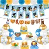 Decoración Banner Globo Fiesta Oktoberfest Europea Inserto para Pastel Oktoberfest Bandera de Ubicación