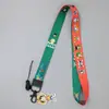 Cordón para Teléfono Móvil Colgante de Dibujos Animados Lindo para Colgar en el Cuello Banda Ancha Plana Tejida Set de Tarjetas Placa de Pecho Transferencia Térmica Dibujos Animados de Sanrio