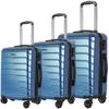Mala Trolley de Computador Rígida em ABS 20 Polegadas 24 polegadas 28 polegadas Jogo de Três Peças Mala de Viagem de Alta Qualidade com Rodas Universais e Senha
