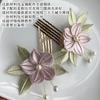 Bolsa de Material para Envolver Flores Accesorios para el Cabello para Principiantes Pasador Tocado Antiguo Pasador de Seda Accesorios de Novia Peine para el Cabello