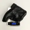 Botas de cuero talla extra grande europeas y americanas, punta redonda, suela gruesa, plataforma impermeable, tacón cuadrado, zapatos de mujer transfronterizos, talla 46, botas de montar de caña alta para otoño e invierno