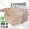 Ropa interior de alta gama para mujer de algodón puro, control de abdomen, ajustada a la cadera, cómoda, 100A antibacteriana, entrepierna extendida, bragas tipo triángulo de cintura alta para niñas
