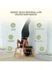 Banco de yoga para hacer el pino - Silla de yoga de pie para la familia y el gimnasio - Madera y almohadillas de PU - Alivia la fatiga y fortalece el cuerpo