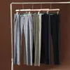 Pantalones Rectos de Seda de Hielo 3361