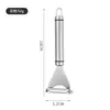 Cuchillo Pelador de Acero Inoxidable 304 Pelador Multifuncional de Frutas Pelador de Verduras Raspador Cuchillo Pelador Rallador de Frutas