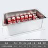 Bol rectangular grueso de acero inoxidable para golpear con colador de agujeros desagüe escurridor Bol plato para cocinar al vapor de buffet mesa aislante caja