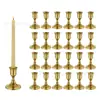 Adornos Sencillos de Portavelas Pequeños Estilo Europeo para Navidad y San Valentín, Ambiente para Cena a la Luz de Velas, Decoraciones de Boda con Portavelas