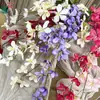 Jazmín de Seda Jazmín de los Deseos Salón de Banquetes Jazmín Conjunto de Arco Arreglo Floral Flores Artificiales Guía de Ruta de Hotel Exhibición de Flores de Seda
