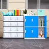 Gabinete para Mochilas de Estudiante, Gabinete de Almacenamiento para Aula, Casillero Metálico de Colores, Gabinete de Almacenamiento para el Hogar, Casillero para Jardín de Infantes con Cerradura