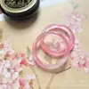 El Pulsera de Piedra Ojo de Gato Verde Militar Más Vendida de Vietnam en Color Rosa Macaron Claro