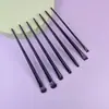 Conjunto Personalizado de 6 Pincéis Macios para Sombra, Lâmina para Esfumar Maquiagem dos Olhos, Delineador, Detalhe dos Olhos, Pincel para Sombrear o Nariz
