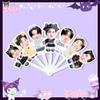Yinyin_anw Huang Lixian siete abanicos plegables abanico plegable concierto soporte periférico soporte TikTok mismo estilo