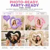 Globos grandes en forma de corazón y mariposa de 46 pulgadas estilo ins de Amazon para San Valentín, Festival Qixi, bodas y cumpleaños