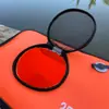 Balde de Pesca Moldado Integrado Personalizado Material Espesso Dobrável Balde de Pesca EVA Rede Anti-Salto Alça Grande Isca Balde para Peixes Vivos