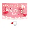 Ambiente Romántico Transfronterizo Parejas Decoración Fotográfica para Fiestas de Alto Nivel Día de San Valentín Bandera de Garaje Banner Tela de Fondo