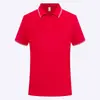 Camisa tipo Polo Ropa de Trabajo Logo Impreso Verano Cuello Solapa Manga Corta Camiseta Corporativa de Equipo Cultural Ropa de Trabajo de Verano