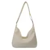 Bolsa de Ombro de Veludo Cotelê de Grande Capacidade, Estilo Preguiçoso, Bolsa Simples de Veludo Cotelê, Bolsa Transversal Casual, Nova Bolsa Tote Tendência