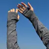Mangas de Proteção Solar para Homens, Corte Amplo, Tamanho Médio, Mangas de Gelo, Mangas de Braço de Qualidade Profissional, Protetores de Braço para Pesca de Verão, Dirigir e Pedalar ao Ar Livre