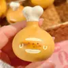 Juguete de Calabaza Pequeña con Forma de Pata de Pollo Linda para Alivio del Estrés, Juguete de Calabaza Pequeño Portátil y Creativo
