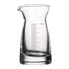 Venta al por mayor de fábrica copa de vino blanco de vidrio despertar separador de vino simple logotipo impreso Blanco 80ml escala jarra de vino