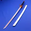 Accesorios de Cosplay de Madera Armas Tanjiro Demon Slayer Espada Nichirin Mariposa Ninja Demon Slayer Kimetsu No Yaiba Hoja Sin Afilar