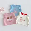 Chaleco Súper Lindo de Dibujos Animados para Niñas 2026 Nuevo Verano Bebé Camiseta Linda con Estampado de Gato Conjunto de Verano Estilo Coreano para Niños