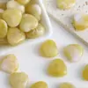 Contas de Resina Ins Estilo Coreano Gradiente em Formato de Coração com Furos Retos, Acessórios para Pulseira e Colar DIY Feitos à Mão, Materiais para Miçangas