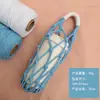 Funda de Red Tejida a Mano para Taza de Agua, Bolsa Portátil de Red para Taza de Café, Bolsa Pequeña Colgante Simple con Cuerda de Algodón para Aislamiento