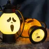 Nova Luz Noturna Portátil de Halloween Luz Eletrônica LED de Halloween Lanterna de Pônei Adereços de Terror de Halloween Enfeites