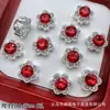 Caja Mágica Mariposa de Diamante Calabaza Corazón Flor Redonda Multicolor Ocho Agujeros Separadores Cuentas DIY Pulsera de Cuentas Accesorios para Collares